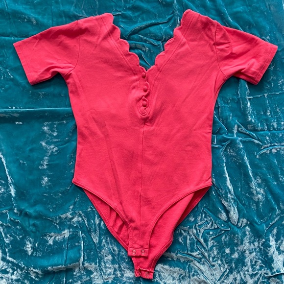 Hot pink 90s body suit - Picture 1 of 5